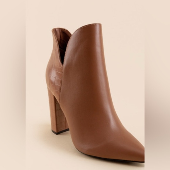 Qupid Signal Woman heeled dress boots Sz 10 NWOT - Picture 1 of 10